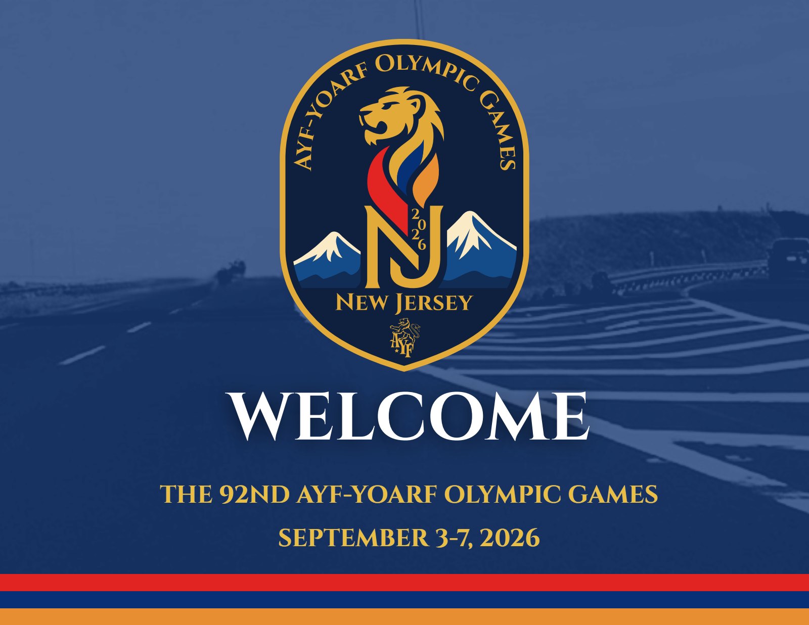 Cover of the AYF Olympics 2026 Welcome brochure